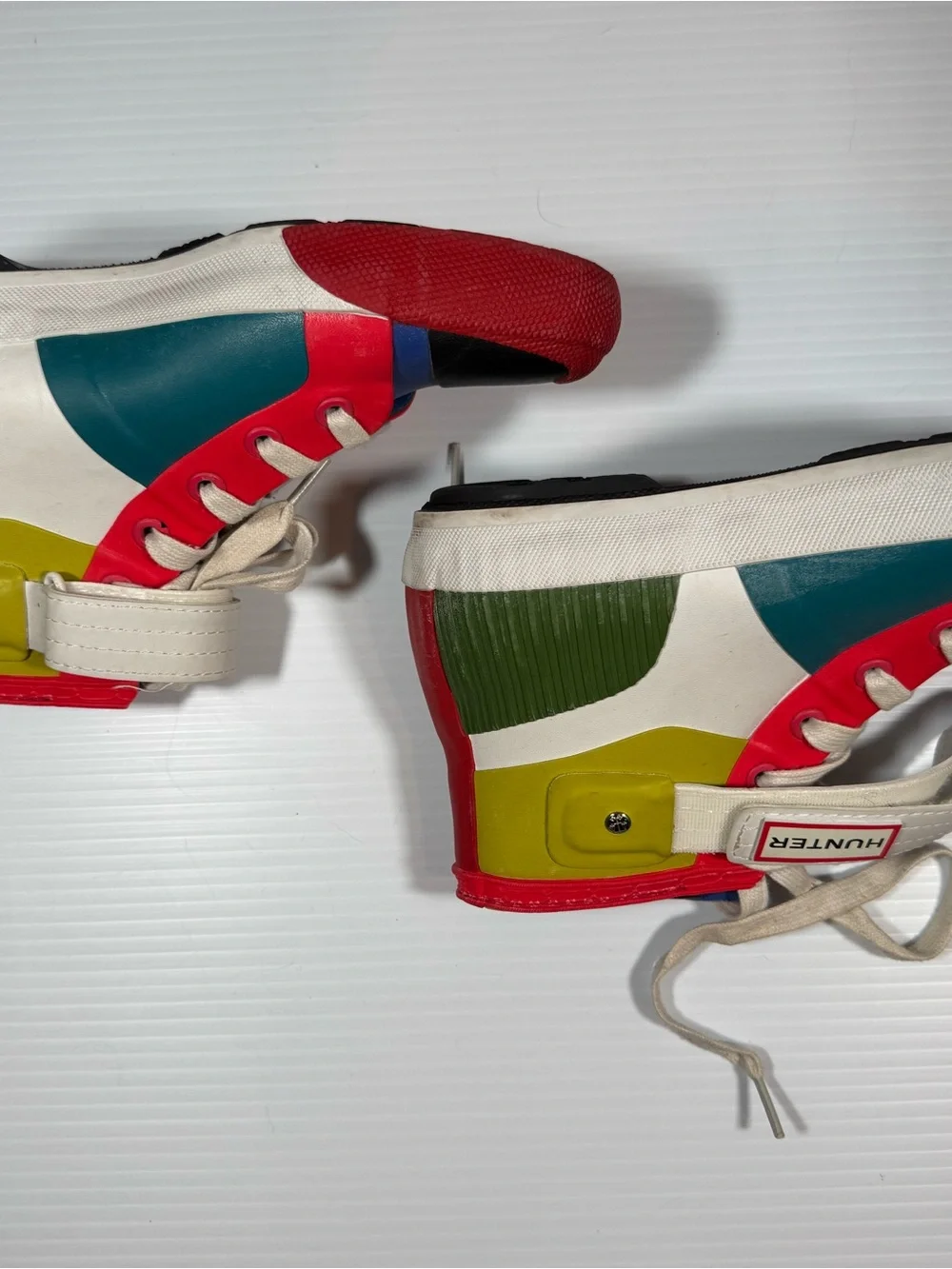 Hunter Patchwork Hi-Top Sneakers in UK 6 Women’s - great condition!